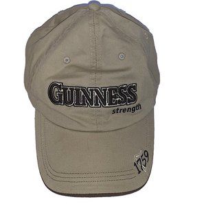 Bio Domes Guinness 1759 Beer Adult Embroidered Baseball Cap Hat Adjustable Tan